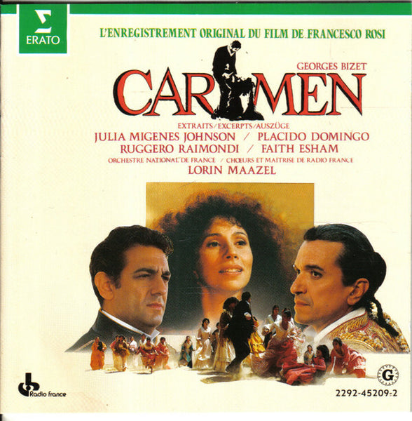 Julia Migenes Johnson / Placido Domingo / Ruggero Raimondi / Faith Esham ? Orchestre National De France / Ch?ur* Et Maîtrise De Radio France / Lorin Maazel - Carmen ? Extraits / Excerpts / Auszüge - Ruggero Raimondi, Placido Domingo, Lorin Maazel, Julia Migenes Johnson, Faith Esham, Orchestre National De France, Choeur Et Maîtrise De Radio France - CD