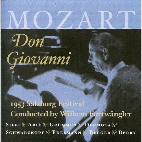 Mozart* ? Siepi* ? Arié*, Grümmer* ? Dermota* ? Schwarzkopf* ? Edelmann* ? Berger* ? Berry* ? Wilhelm Furtwängler - Don Giovanni ? 1953 Salzburg Festival Conducted By Wilhelm Furtwängler - Mozart ? Siepi ? Arié, Grümmer ? Dermota ? Schwarzkopf ? Edelmann ? Berger ? Berry ? Wilhelm Furtwängler - CD